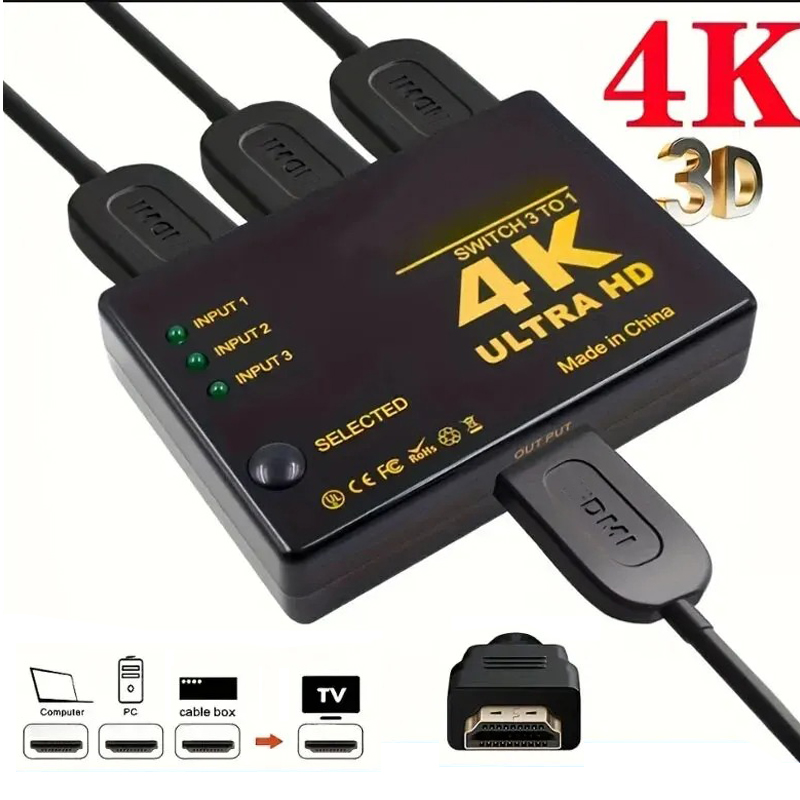 Gaming Console Bundle - HDMI-متوافق التبديل 4K الجلاد 3 في