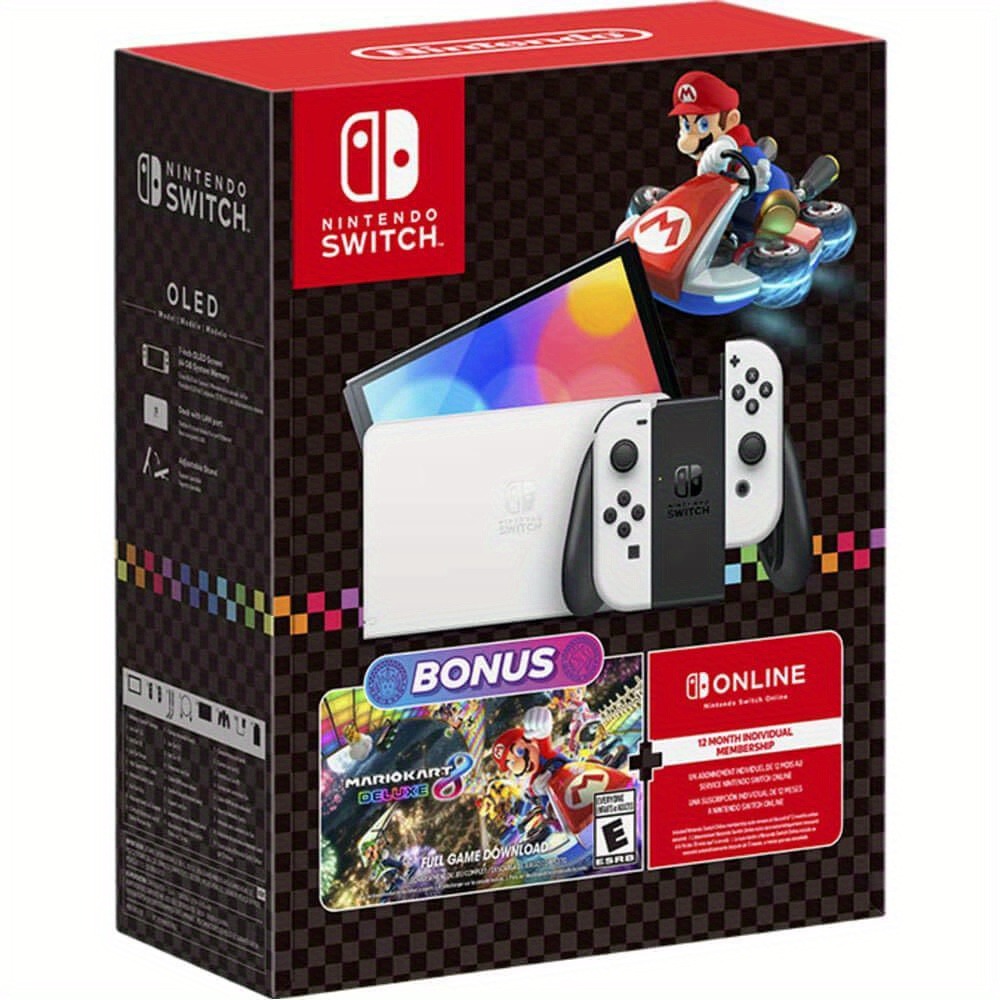 Gaming Console Bundle - حزمة جهاز نينتندو سويتش OLED مع