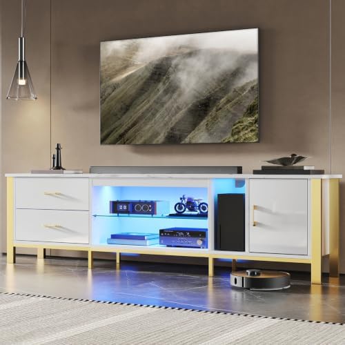 Gaming Console Room - حامل تلفزيون لأجهزة التلفزيون مقاس 75/80/85