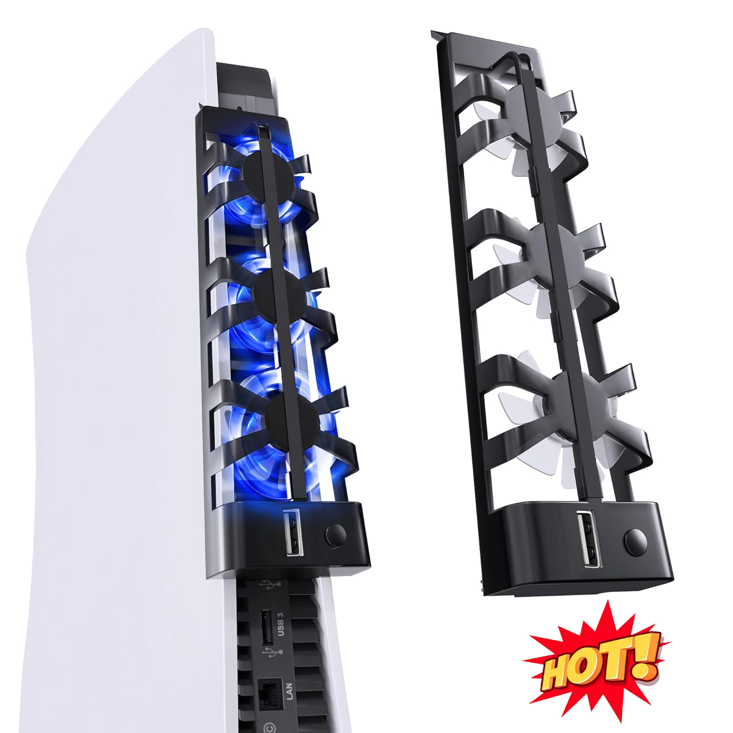 Console Cooling Fan - مروحة تبريد للبلاي ستيشن 5 ،