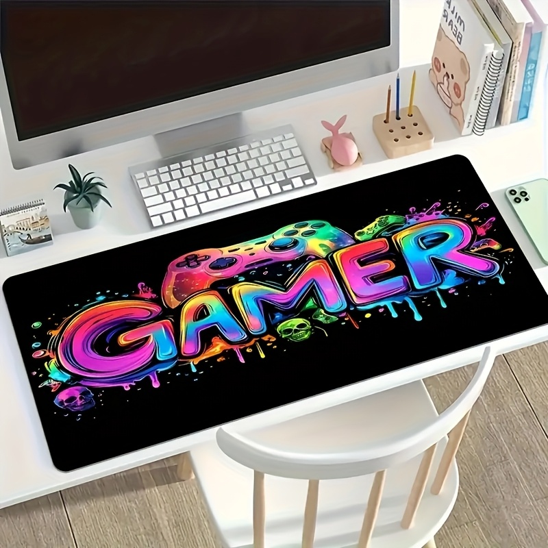 Gaming Console Room - وسادة ماوس ألعاب ملونة من VIKAMA