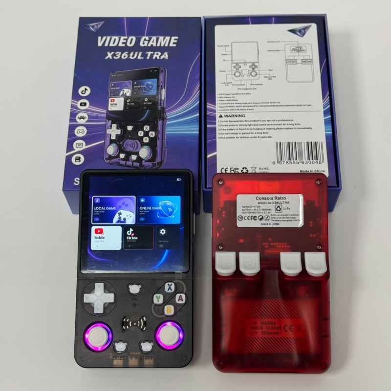 Gaming Console Online - جهاز ألعاب محمول X36 Ultra بنظام
