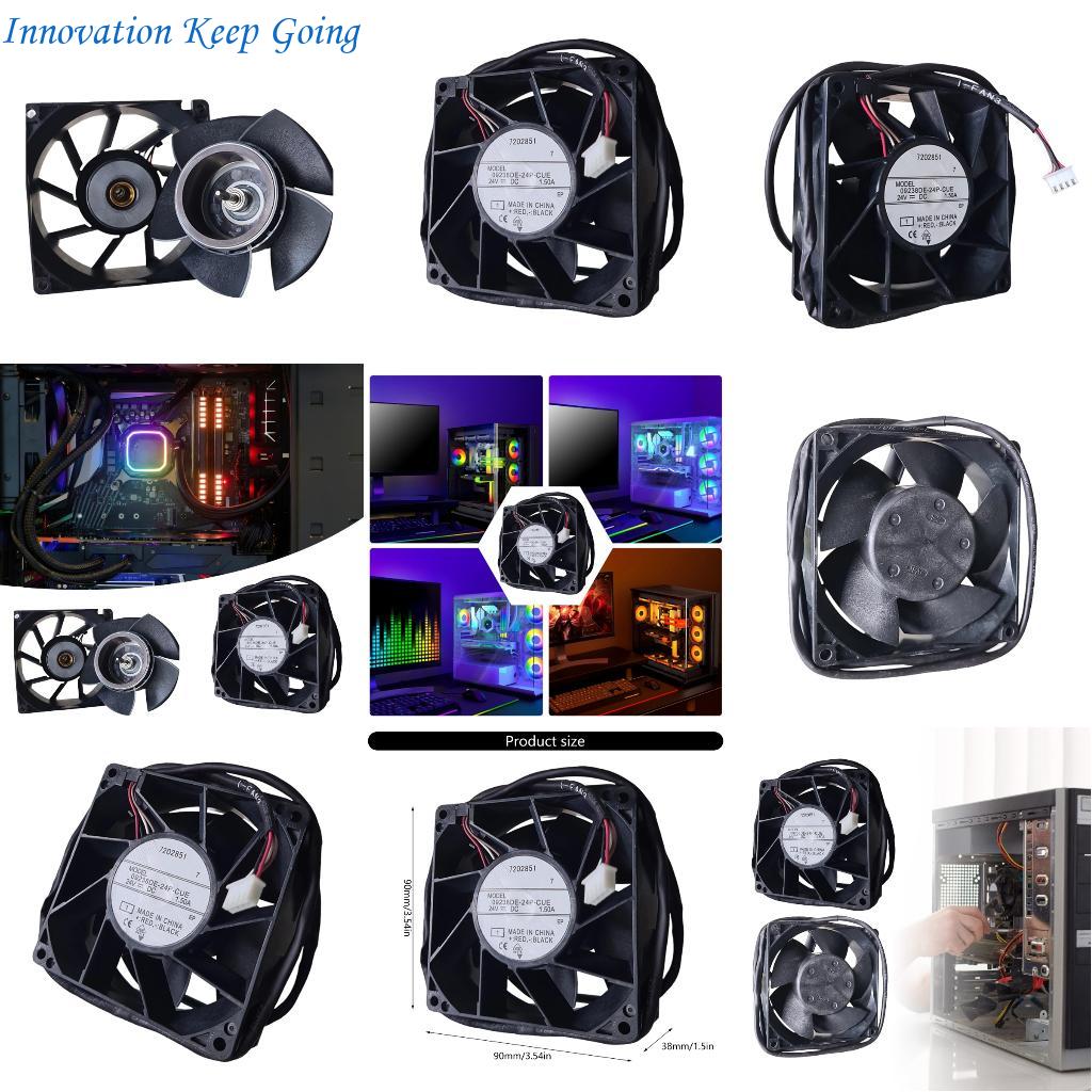 Gaming Console Cabinet - E65C 90X90X38MM 24V 1.5A مروحة كمبيوتر
