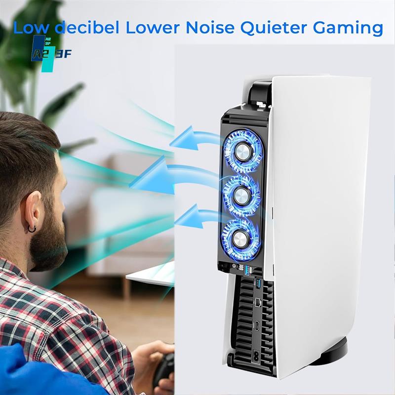 Console Cooling Fan - A23F-For PS5 مروحة التبريد مروحة تبريد