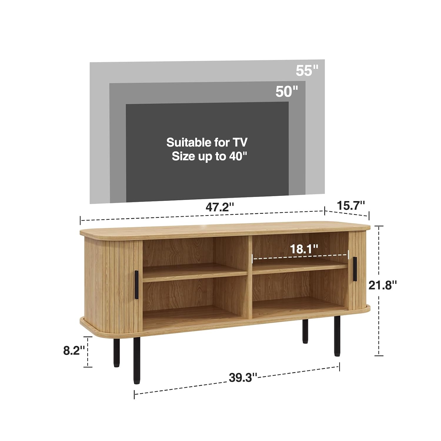 طاولة تلفاز ذات تصميم طبيعي مم - مراجعة Gaming Console Cabinet وسعره
