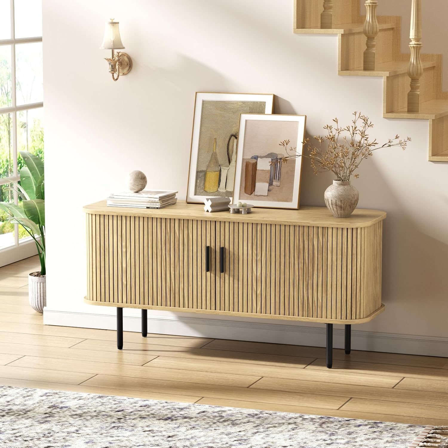 طاولة تلفاز ذات تصميم طبيعي مم - مراجعة Gaming Console Cabinet وسعره