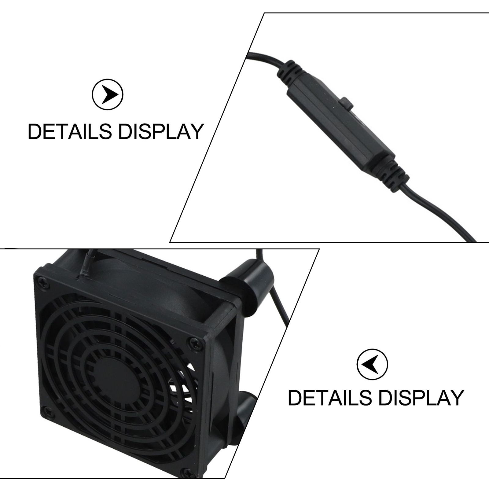 مروحة تبريد USB 5 فولت 80 مم ه - مراجعة Gaming Console Cabinet وسعره
