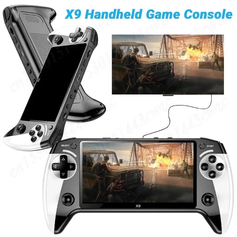 جهاز ألعاب فيديو محمول X9 بشاش - مراجعة Gaming Console Types وسعره