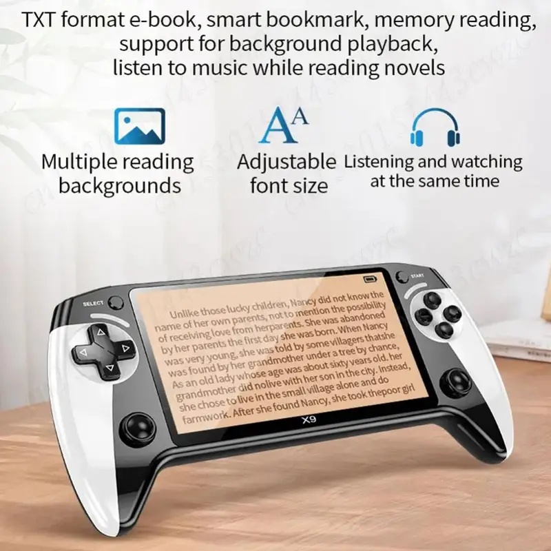 جهاز ألعاب فيديو محمول X9 بشاش - مراجعة Gaming Console Types وسعره