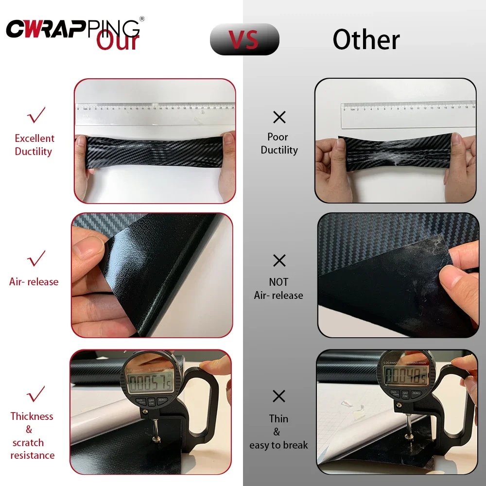 ألياف الكربون سيارة الفينيل ال - مراجعة Console Skin Wrap وسعره