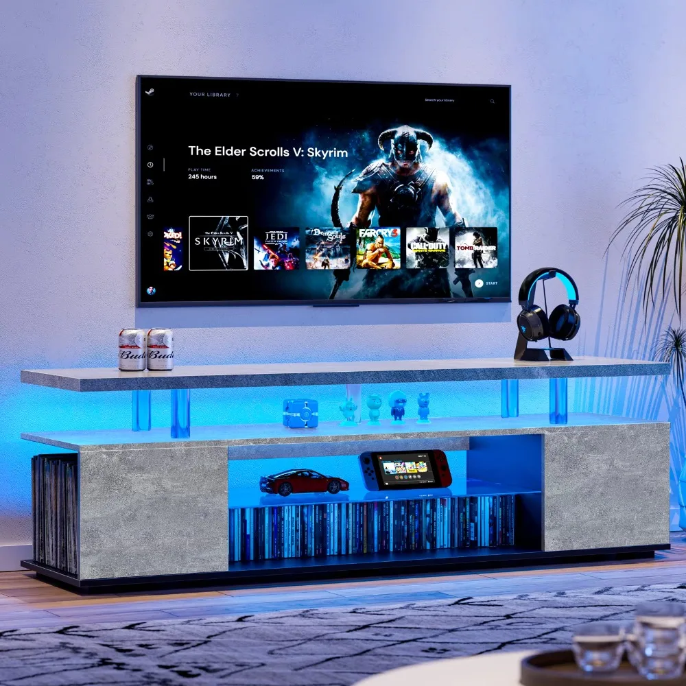 حامل تلفزيون لشاشة 70 بوصة، طا - مراجعة Gaming Console Cabinet وسعره