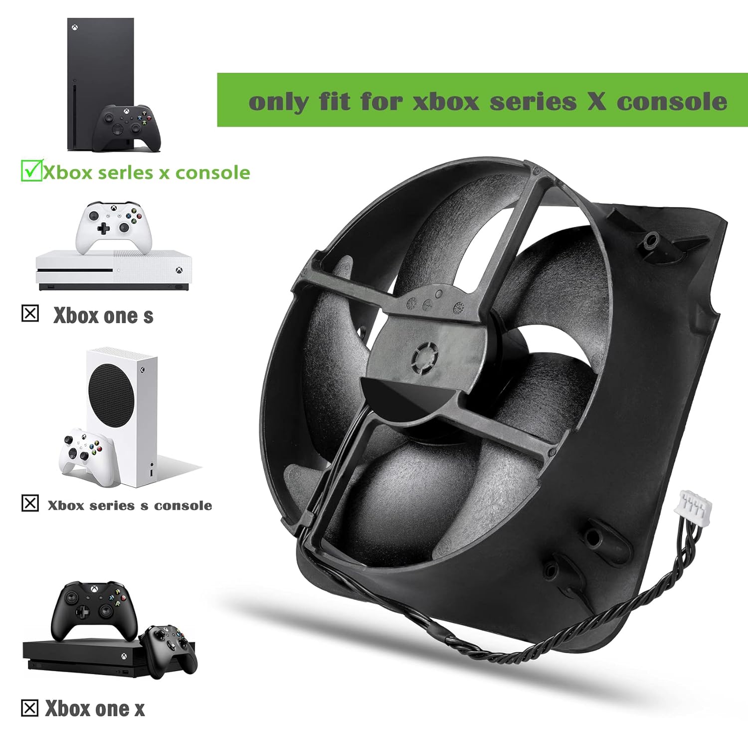 استبدال مروحة التبريد الداخلية - مراجعة Console Cooling Fan وسعره
