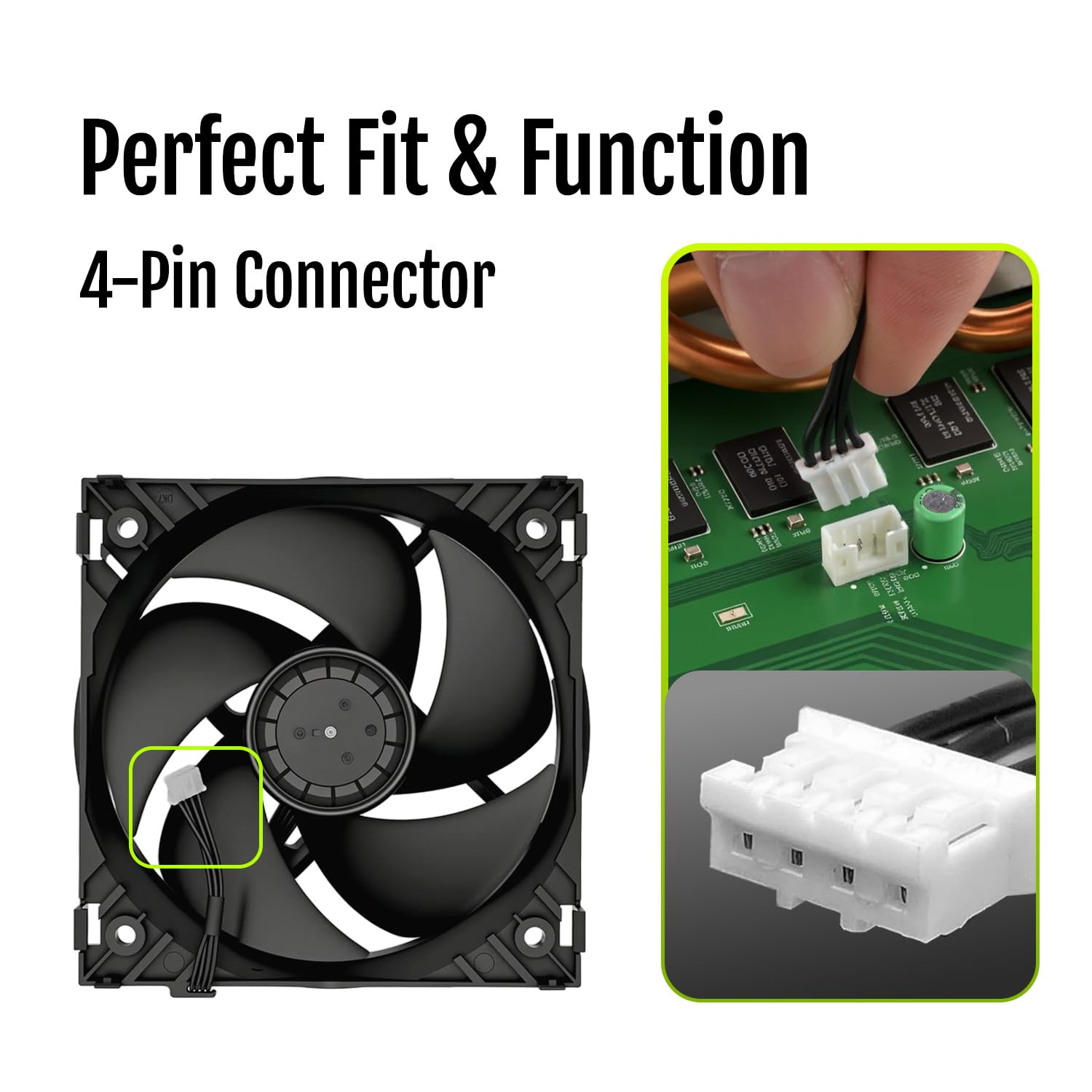 استبدال مروحة التبريد الداخلية - مراجعة Console Cooling Fan وسعره