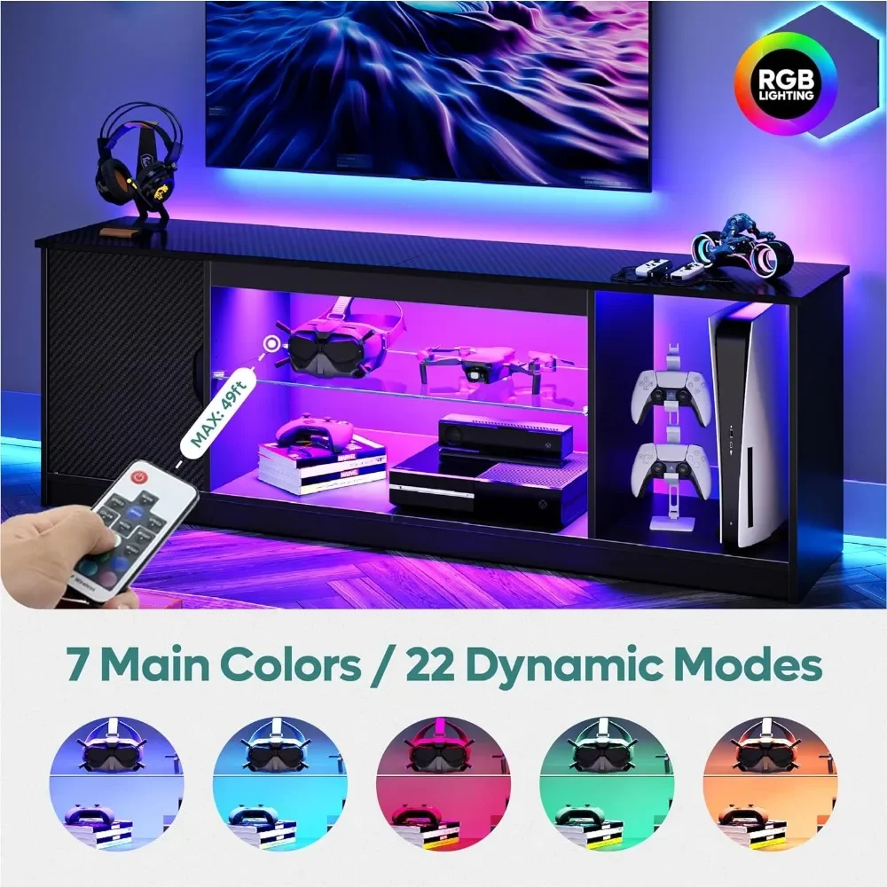 مركز ترفيه Bestier Led لـ PS5، - مراجعة Gaming Console Room وسعره