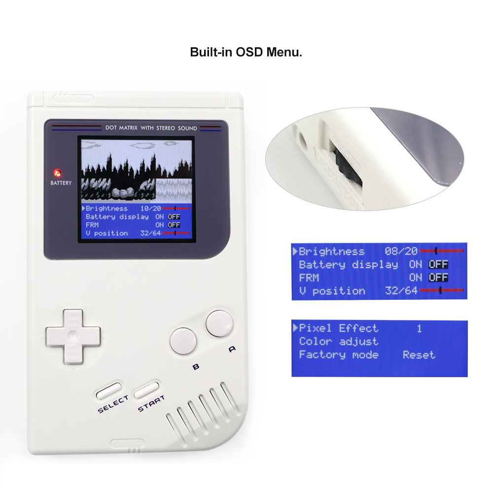 شاشة RIPS بـ 36 لونًا متغيرة ل - مراجعة Gaming Console Gp Pro وسعره