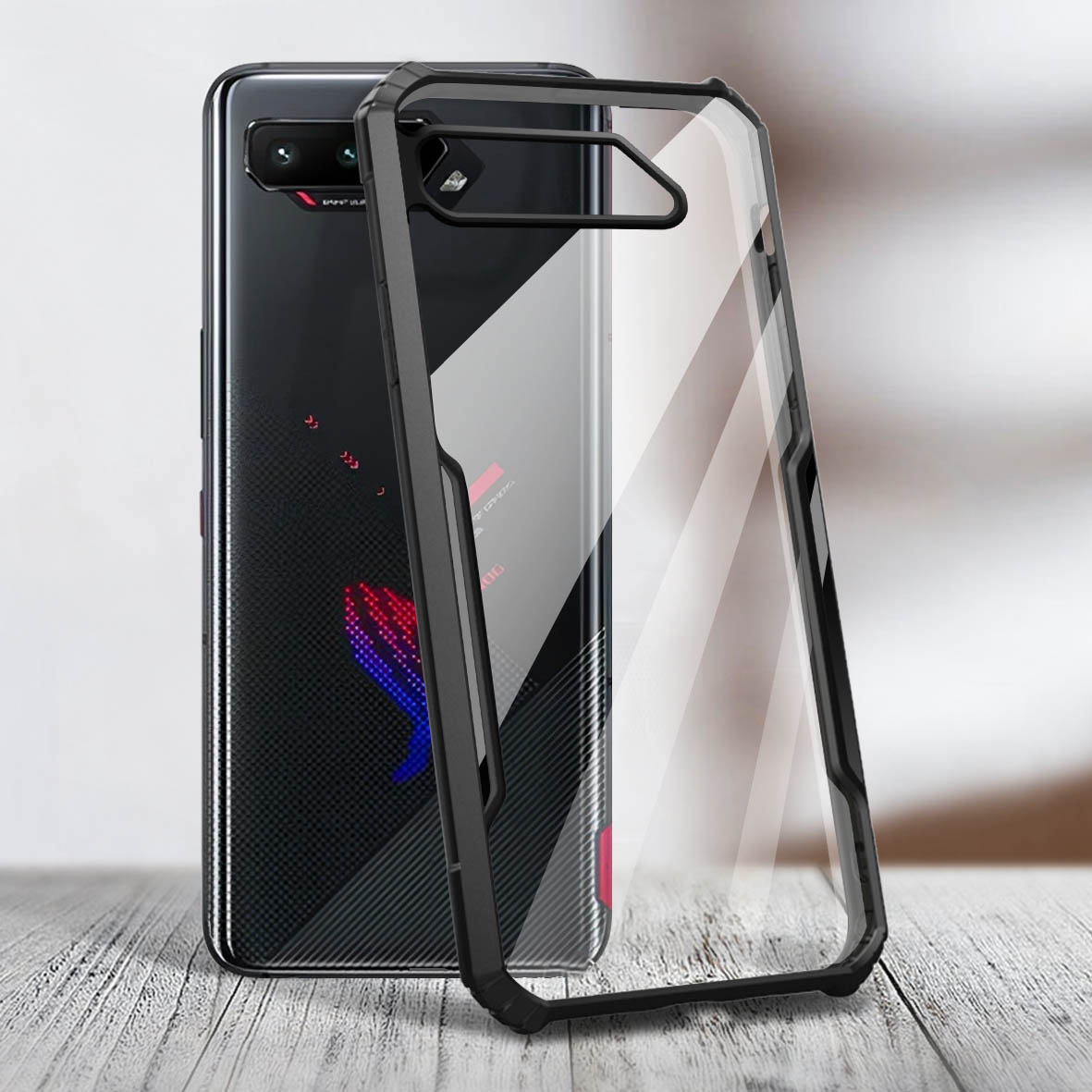 حافظة لهاتف ROG 5 سوداء مضادة  - مراجعة Gaming Console Mobile وسعره