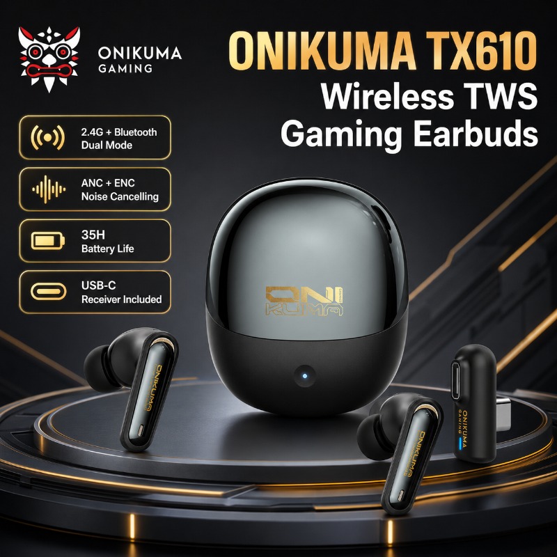 سماعات ألعاب لاسلكية ONIKUMA T - مراجعة Gaming Console For Your Phone وسعره