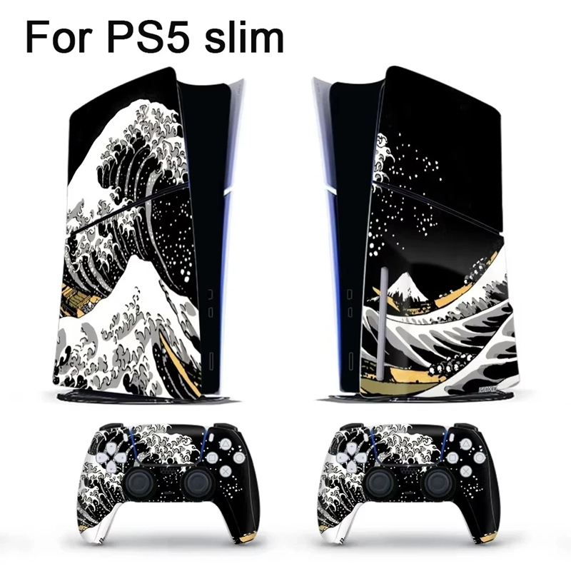 ملصق فينيل واقي لجهاز PS5 Slim - مراجعة Console Skin Wrap وسعره