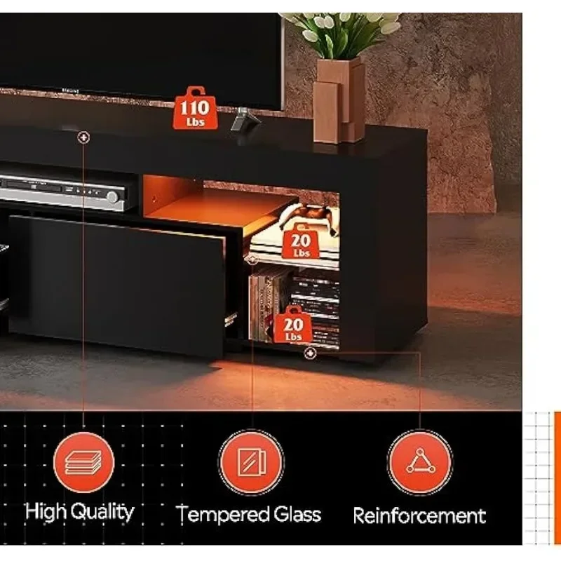 وحدة تحكم تلفزيون خشبية مع درج - مراجعة Gaming Console Room وسعره