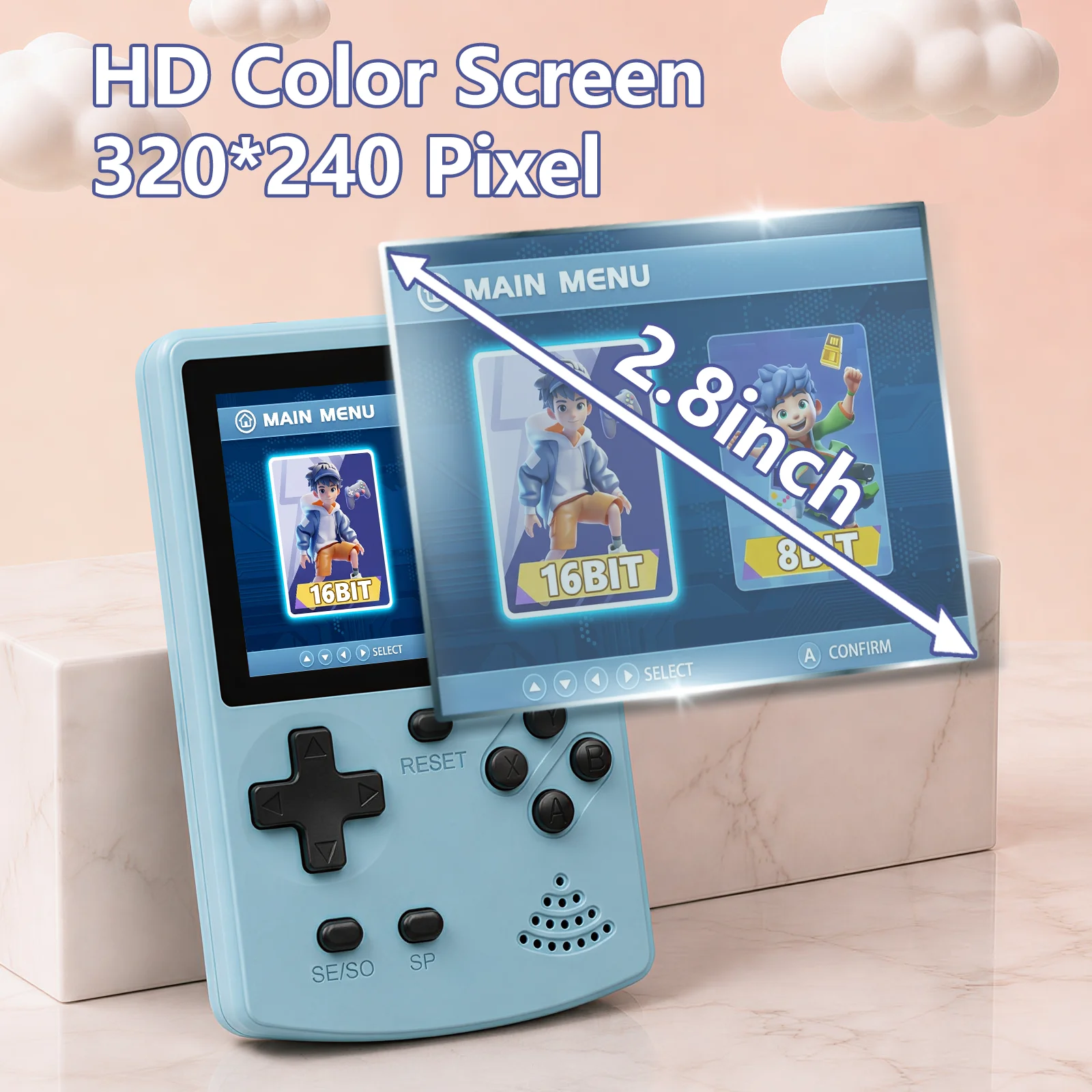 جهاز ألعاب محمول GAMINJA مع 30 - مراجعة Gaming Console For Kids وسعره