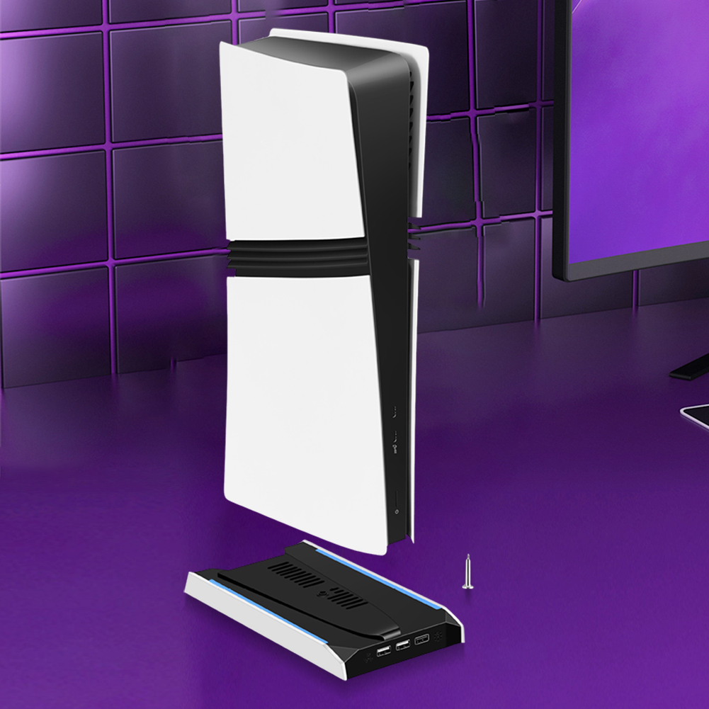 ل PS 5 سليم/PS 5 برو RGB حامل  - مراجعة Console Cooling Fan وسعره