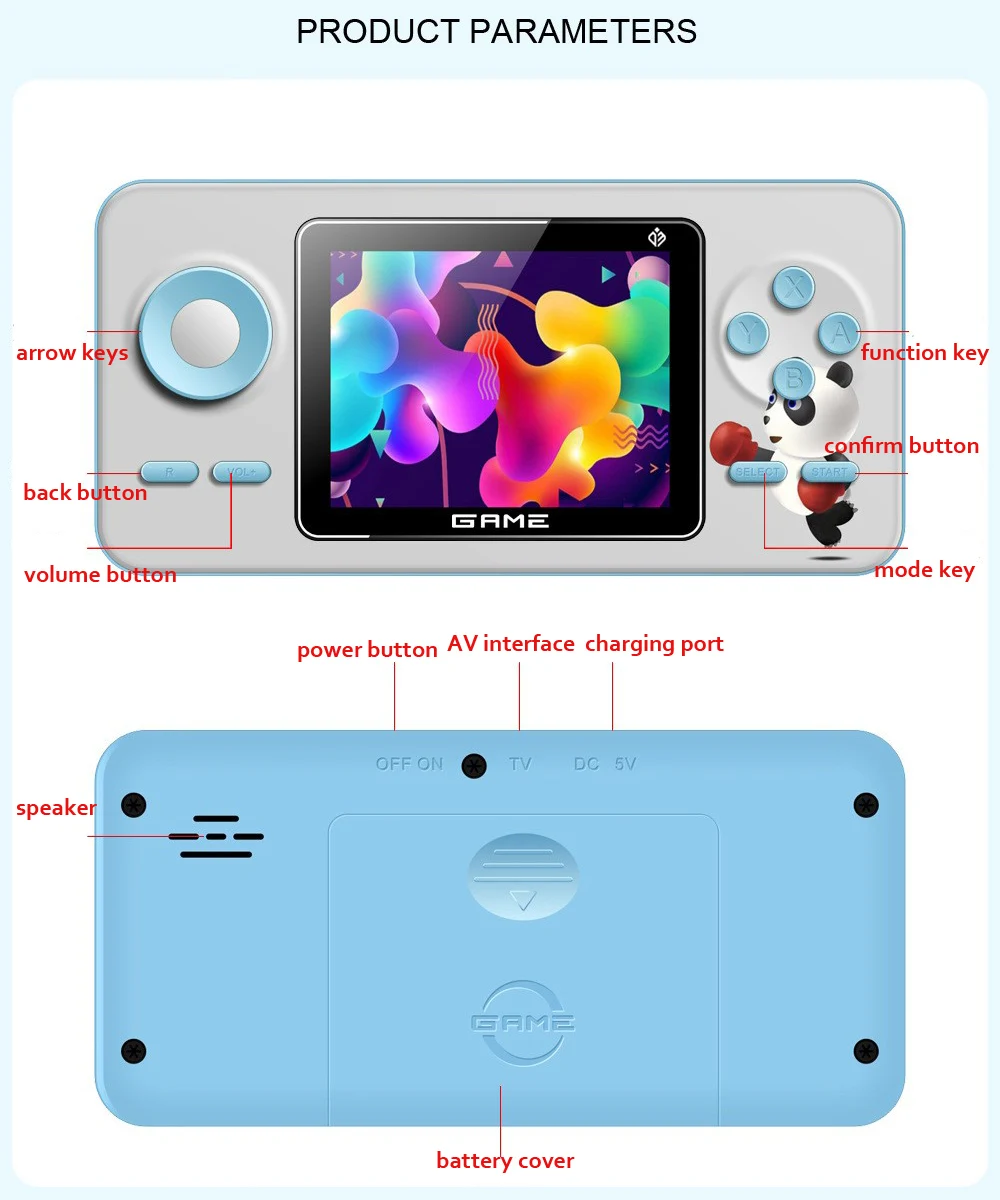 جهاز ألعاب فيديو ريترو جديد S5 - مراجعة Gaming Console For Kids وسعره